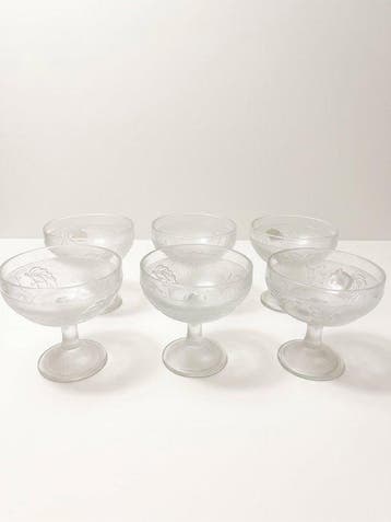 cristal gravado - Drinkservies voor 6 (6) - Glas - 6-delige
