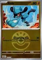 Riolu 112/217 Reverse Holo Friend Ball Ascended Heroes, Ophalen of Verzenden, Nieuw, Losse kaart, Foil