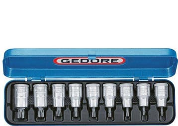 TX20 - TX60 Torx 1/2 Gedore Schroevendraaier Socket, Verzenden, Nieuw