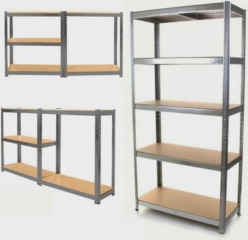 DayPlus Storage Shelving Heavy Duty Adjustable Boltless Gara, Huis en Inrichting, Kasten | Overige, Verzenden, Nieuw