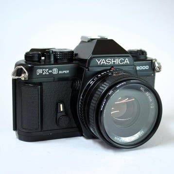 Yashica FX-3 Super 2000 + ML 2/50mm - CLA´d | Analoge camera, Nieuw
