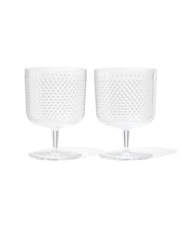 HEMA Wijnglas 7.9x16.5cm - 2 stuks, Verzamelen, Glas en Borrelglaasjes, Verzenden, Nieuw