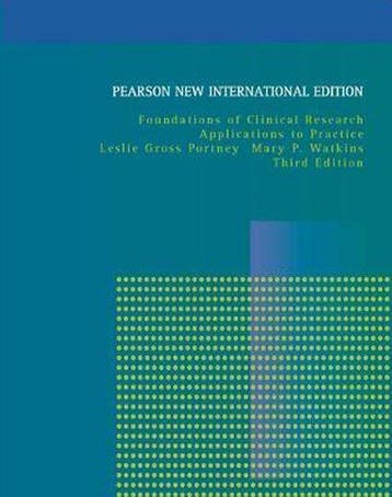 9781292020365 Foundations Of Clinical Research, Verzenden, Zo goed als nieuw, Leslie Gross Portney