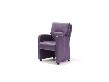 Eetkamerstoel Chello - eetkamerstoelen - Paars, Nieuw, Stof