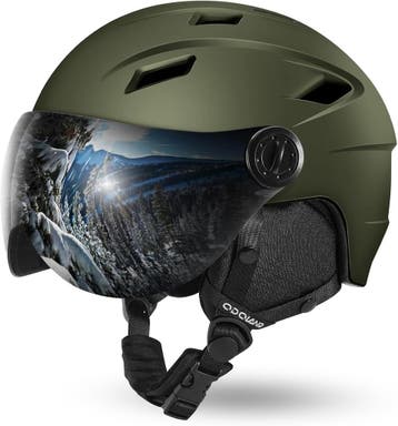 Skihelm met Vizier - Odoland Groen (S) - Retourdeal 46% K..., Overige merken, Overige typen, Ophalen of Verzenden, Zo goed als nieuw