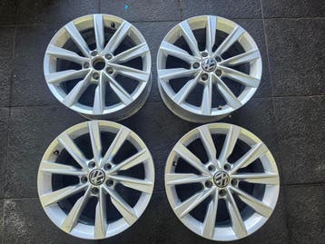 Vw TIGUAN lm velgen 17 inch, Gebruikt, Velg(en), 17 inch, Ophalen of Verzenden