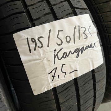2 x Kargomax 195-50-13 C Zomerbanden 7,5mm, Auto-onderdelen, Banden en Velgen, 13 inch, Ophalen of Verzenden, Band(en), 195 mm