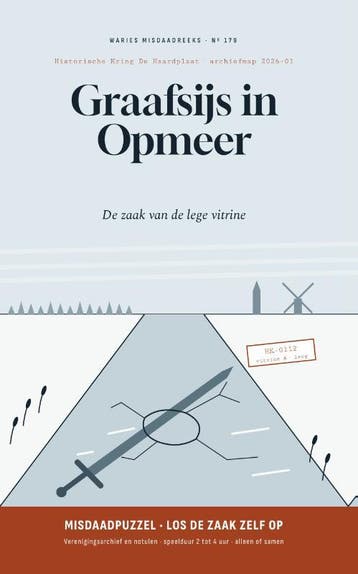 Graafsijs In Opmeer | B.V. Waries | Nieuw, Ophalen of Verzenden, Nieuw, B.V. Waries