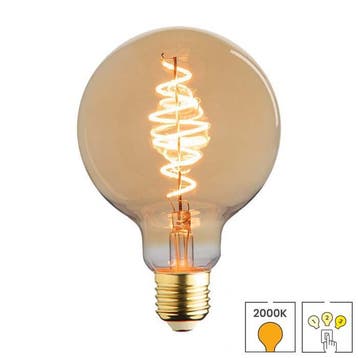 LED lamp E27 | 3-staps dimbaar | 3.5 watt | 2000K extra warm, Verzenden, Nieuw, E27 (groot), Overige typen