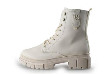 S.oliver Veterboots in maat 39 Wit, Verzenden, Wit, Overige typen, Zo goed als nieuw