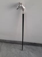 Wandelstok - .925 zilver - Mahoniehout