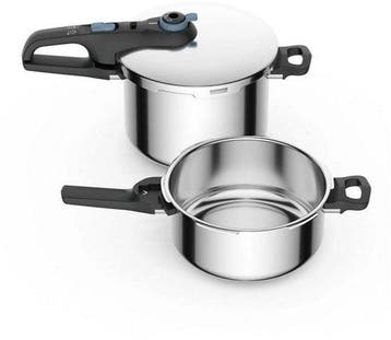 Tefal P2584301 Secure Trendy Snelkookpannen 2-delige set 4L, Verzenden, Nieuw