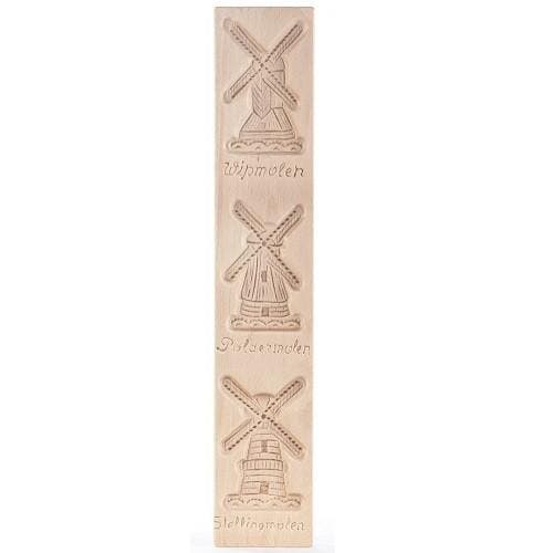 Speculaasplank Drie Molens (3x) 11,5x7,5cm., Hobby en Vrije tijd, Taarten en Cupcakes maken, Nieuw, Verzenden