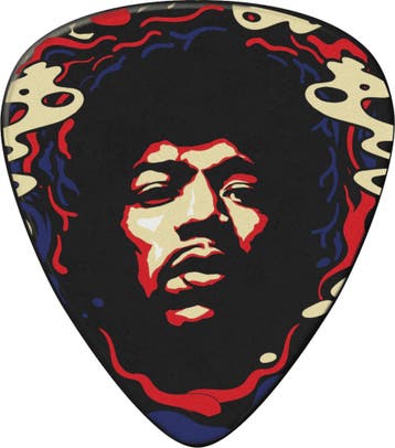 Dunlop Jimi Hendrix Star plectrum 36 stuks, Verzenden, Nieuw