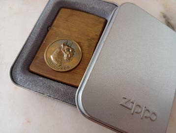 Zippo, Zippo – Schnauzer (1992 VIII) - Factory Aged Brass, Nieuw