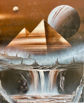Eric Lingani (XXe) - Pyramides cosmiques