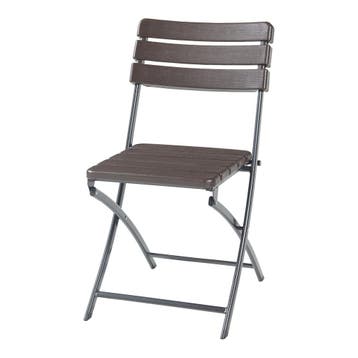 Klapstoel Lillestrøm set van 2 tuinstoelen 81x46x58 cm houtl, Tuin en Terras, Verzenden, Nieuw