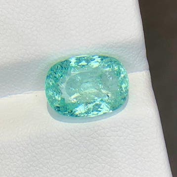 1 pcs Groen, Blauw Paraiba toermalijn - 4.11 ct - Asian, Nieuw