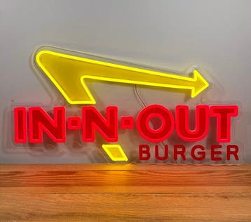 In-N-Out - Neonlichtbord - plexiglas