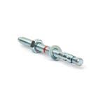 Keilbout M10 x 120 mm voor doorsteekmontage - Gegalvaniseerd, Verzenden