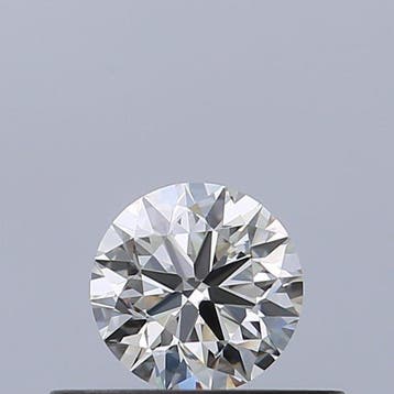 1 pcs Diamant (Natuurlijk) - 0.30 ct - Rond - G - IF -, Nieuw