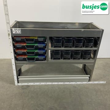 Aluca bedrijfswageninrichting 1250x420x950mm (3213), Auto diversen, Ophalen of Verzenden