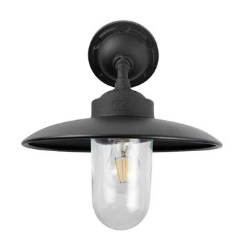 Solingen Stallamp Schuin Matzwart Buitenverlichting, Tuin en Terras, Verzenden, Wandlamp, 50 tot 250 watt, Nieuw