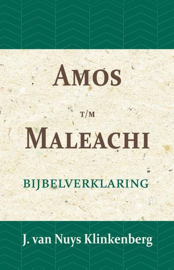 Amos T/M Maleachi | J. Nuys Klinkenberg | Nieuw, Ophalen of Verzenden, Nieuw, J. Nuys Klinkenberg
