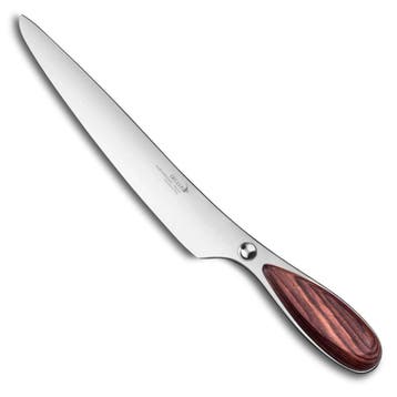Déglon Vleesmes 19 cm – Roestvrij Staal – Palissander H, Ophalen of Verzenden, Nieuw, Hout