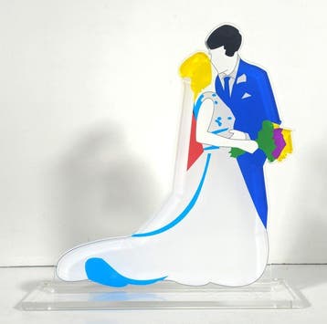 Marco Lodola (1955) - sculptuur, Forever - 29 cm - plexiglas
