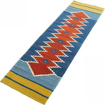 Handgeweven designer Kelim - verzamelobject - Kelim - 184 cm, Nieuw