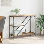 vidaXL Wandtafel Oud Hout 88,5 x 30 x 75 cm Bewerkt hout, Huis en Inrichting, Minder dan 45 cm, Verzenden, Nieuw, 70 cm of meer