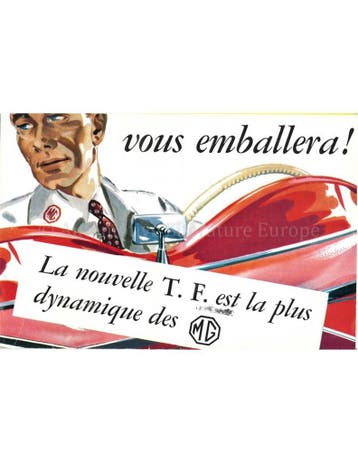 1954 MG TF BROCHURE FRANS, Boeken, Nieuw, Author