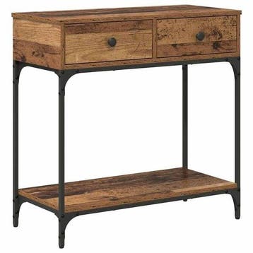 Sidetable Oud Hout | 75x34cm | Laatste Stuk!, 50 tot 100 cm, Modern, landelijk, Ophalen of Verzenden, Zo goed als nieuw