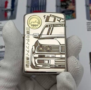 Zippo - BMW E30 - Zonder minimumprijs - Aansteker - Messing, Nieuw