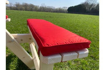 Rockwood® Picknicktafel Kussen Rood 57cm, Ophalen of Verzenden, Nieuw, Rechthoekig, Hout