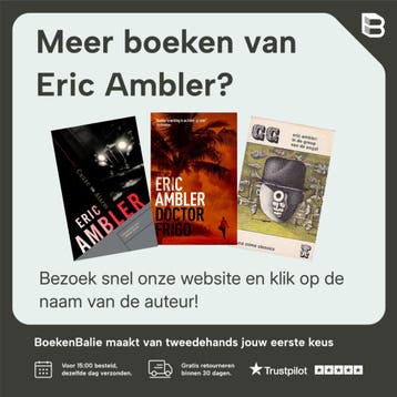 Het masker van Dimitrios / Zwarte beertjes / 2213, Boeken, Verzenden, Gelezen, Eric Ambler