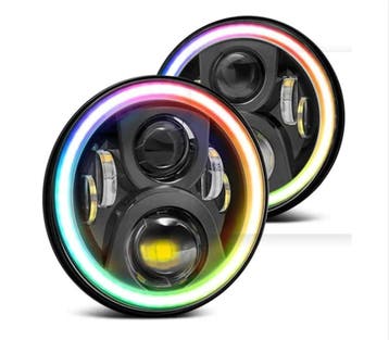 SK-Import Voor Koplampen RGB Halo 7 Inch Jeep, Mazda, Ophalen of Verzenden, Nieuw