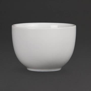 Chinese Theekop wit porselein 7 cm (12 stuks), Verzenden