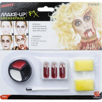 Zombie / vampier horror schminkset - Halloween schmink, Verzenden, Nieuw