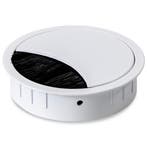 Kabeldop Shift 80 - Wit Metaal | Inbouw | 80 mm, Ophalen of Verzenden, Nieuw