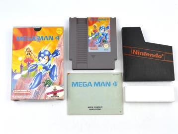 Mega Man 4 [Nintendo NES], Spelcomputers en Games, Games | Nintendo NES, Ophalen of Verzenden, Zo goed als nieuw
