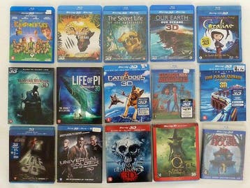 15 BluRay 3D movies - great and hard to find stereoscopic