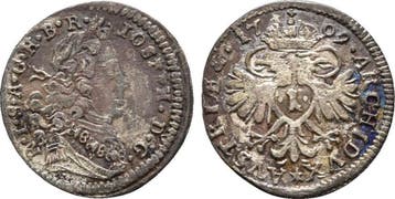 1 Kreuzer 1709 Habsburg Josef I 1705-1711, Postzegels en Munten, Verzenden