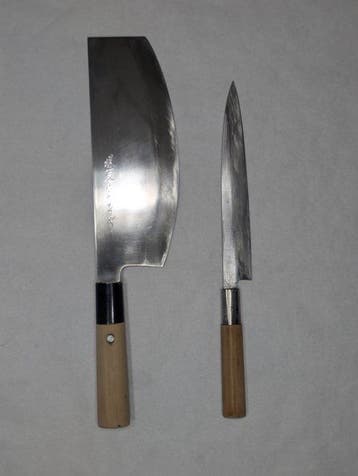 Keukenmes - Staal, Hout - Japan - Traditioneel Japans