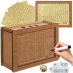 Ruhhy Houten Spaarpot 10.000 Challenge – Verwisselbare, Ophalen of Verzenden, Nieuw