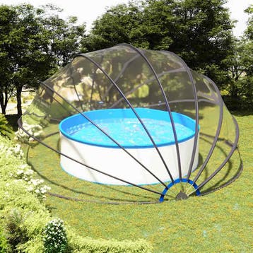 vidaXL Zwembadkoepel 559x275 cm, Tuin en Terras, Verzenden, Nieuw