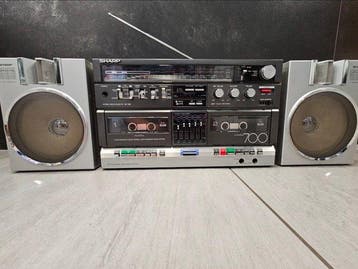 Sharp - GF-700Z 3-Piece Portable Stereo Double, Audio, Tv en Foto, Nieuw