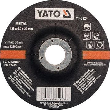 Doorslijpschijf Metaal 125 X 6,0 X 22 Mm, Verzenden, Nieuw