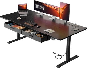 Zit sta bureau - Elektrisch - Verstelbaar - 180x80 cm - Zwar, Huis en Inrichting, Bureaus, Verzenden, Zo goed als nieuw